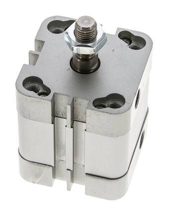 ISO 21287 Compacte Dubbelwerkende Cilinder 40-15mm - Magnetisch - Mannelijke Stang