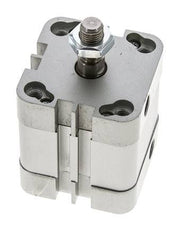 ISO 21287 Compacte Dubbelwerkende Cilinder 40-15mm - Magnetisch - Mannelijke Stang