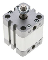 ISO 21287 Compacte Dubbelwerkende Cilinder 40-20mm - Magnetisch - Mannelijke Stang