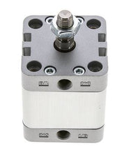 ISO 21287 Compacte Dubbelwerkende Cilinder 40-20mm - Magnetisch - Mannelijke Stang