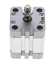 ISO 21287 Compacte Dubbelwerkende Cilinder 40-20mm - Magnetisch - Mannelijke Stang