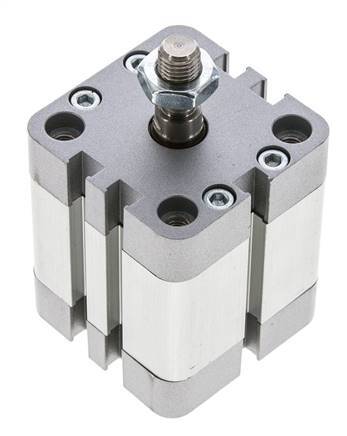 ISO 21287 Compacte Dubbelwerkende Cilinder 40-20mm - Magnetisch - Mannelijke Stang