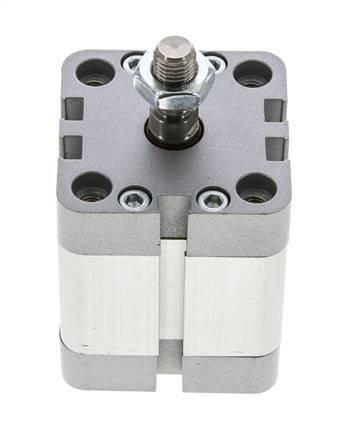 ISO 21287 Compacte Dubbelwerkende Cilinder 40-20mm - Magnetisch - Mannelijke Stang
