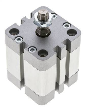ISO 21287 Compacte Dubbelwerkende Cilinder 40-20mm - Magnetisch - Mannelijke Stang