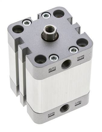 ISO 21287 Compacte Dubbelwerkende Cilinder 40-25mm - Magnetisch