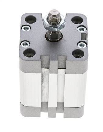ISO 21287 Compacte Dubbelwerkende Cilinder 40-25mm - Magnetisch - Mannelijke Stang
