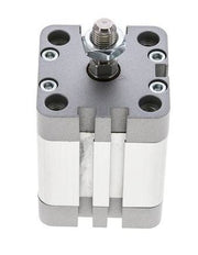 ISO 21287 Compacte Dubbelwerkende Cilinder 40-25mm - Magnetisch - Mannelijke Stang