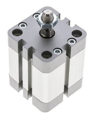 ISO 21287 Compacte Dubbelwerkende Cilinder 40-25mm - Magnetisch - Mannelijke Stang
