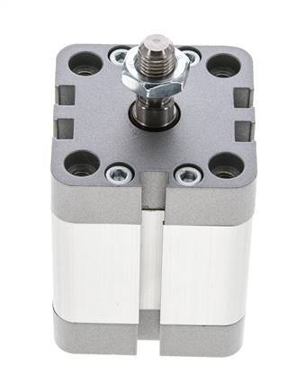 ISO 21287 Compacte Dubbelwerkende Cilinder 40-25mm - Magnetisch - Mannelijke Stang