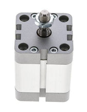 ISO 21287 Compacte Dubbelwerkende Cilinder 40-25mm - Magnetisch - Mannelijke Stang