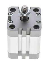 ISO 21287 Compacte Dubbelwerkende Cilinder 40-25mm - Magnetisch - Mannelijke Stang