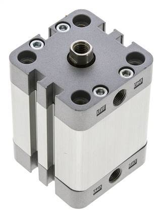 ISO 21287 Compacte Dubbelwerkende Cilinder 40-30mm - Magnetisch