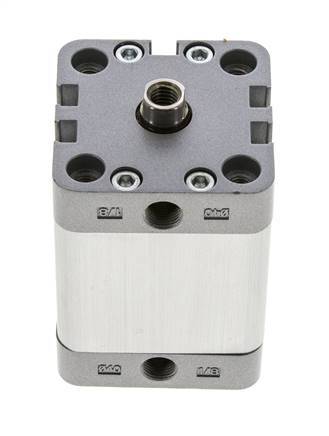 ISO 21287 Compacte Dubbelwerkende Cilinder 40-30mm - Magnetisch