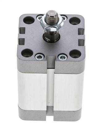 ISO 21287 Compacte Dubbelwerkende Cilinder 40-30mm - Magnetisch - Mannelijke Stang