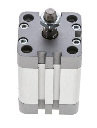 ISO 21287 Compacte Dubbelwerkende Cilinder 40-40mm - Magnetisch