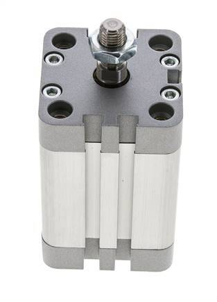 ISO 21287 Compacte Dubbelwerkende Cilinder 40-40mm - Magnetisch - Mannelijke Stang