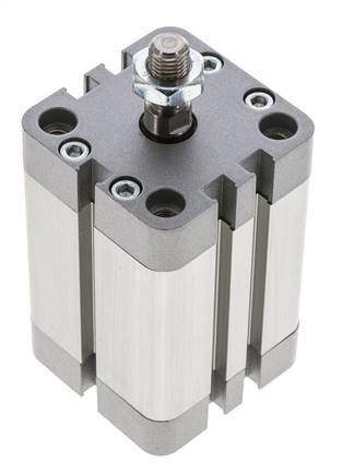 ISO 21287 Compacte Dubbelwerkende Cilinder 40-40mm - Magnetisch - Mannelijke Stang