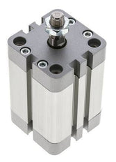 ISO 21287 Compacte Dubbelwerkende Cilinder 40-40mm - Magnetisch - Mannelijke Stang