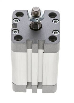 ISO 21287 Compacte Dubbelwerkende Cilinder 40-40mm - Magnetisch - Mannelijke Stang