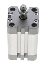 ISO 21287 Compacte Dubbelwerkende Cilinder 40-40mm - Magnetisch - Mannelijke Stang