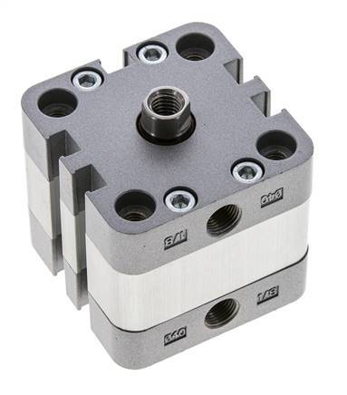 ISO 21287 Compacte Dubbelwerkende Cilinder 40-5mm - Magnetisch
