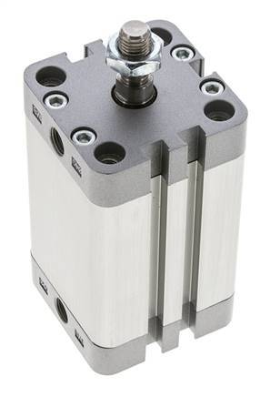 ISO 21287 Compacte Dubbelwerkende Cilinder 40-50mm - Magnetisch - Mannelijke Stang