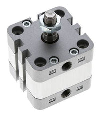ISO 21287 Compacte Dubbelwerkende Cilinder 40-5mm - Magnetisch - Mannelijke Stang