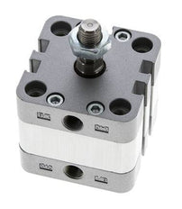 ISO 21287 Compacte Dubbelwerkende Cilinder 40-5mm - Magnetisch - Mannelijke Stang