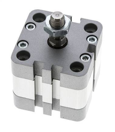 ISO 21287 Compacte Dubbelwerkende Cilinder 40-5mm - Magnetisch - Mannelijke Stang