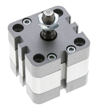 ISO 21287 Compacte Dubbelwerkende Cilinder 40-5mm - Magnetisch - Mannelijke Stang