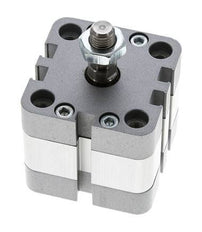 ISO 21287 Compacte Dubbelwerkende Cilinder 40-5mm - Magnetisch - Mannelijke Stang