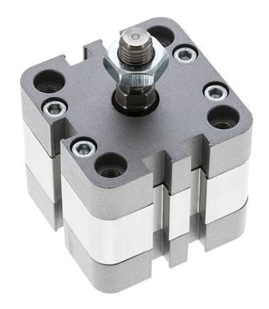 ISO 21287 Compacte Dubbelwerkende Cilinder 40-5mm - Magnetisch - Mannelijke Stang