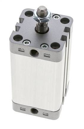 ISO 21287 Compacte Dubbelwerkende Cilinder 40-60mm - Magnetisch - Mannelijke Stang