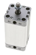 ISO 21287 Compacte Dubbelwerkende Cilinder 40-60mm - Magnetisch - Mannelijke Stang