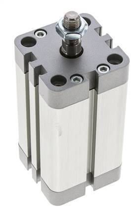 ISO 21287 Compacte Dubbelwerkende Cilinder 40-60mm - Magnetisch - Mannelijke Stang