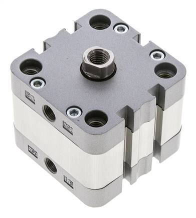 ISO 21287 Compacte Dubbelwerkende Cilinder 50-10mm - Magnetisch