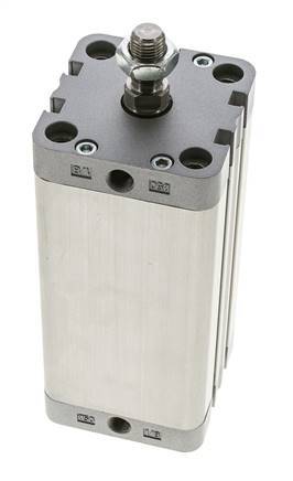 ISO 21287 Compacte Dubbelwerkende Cilinder 50-100mm - Magnetisch - Mannelijke Stang