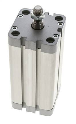 ISO 21287 Compacte Dubbelwerkende Cilinder 50-100mm - Magnetisch - Mannelijke Stang