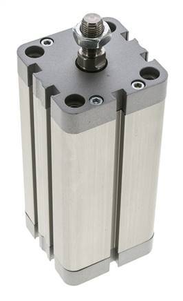 ISO 21287 Compacte Dubbelwerkende Cilinder 50-100mm - Magnetisch - Mannelijke Stang