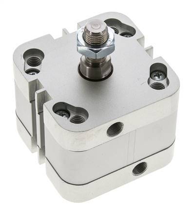 ISO 21287 Compacte Dubbelwerkende Cilinder 50-10mm - Magnetisch - Mannelijke Stang