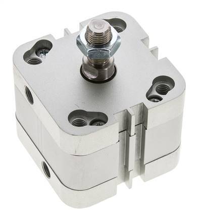 ISO 21287 Compacte Dubbelwerkende Cilinder 50-10mm - Magnetisch - Mannelijke Stang