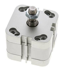 ISO 21287 Compacte Dubbelwerkende Cilinder 50-10mm - Magnetisch - Mannelijke Stang