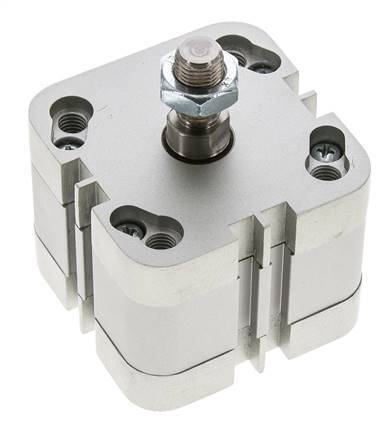 ISO 21287 Compacte Dubbelwerkende Cilinder 50-10mm - Magnetisch - Mannelijke Stang