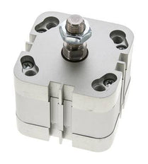 ISO 21287 Compacte Dubbelwerkende Cilinder 50-10mm - Magnetisch - Mannelijke Stang