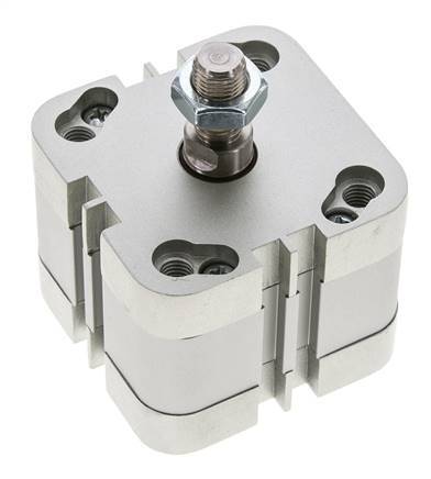 ISO 21287 Compacte Dubbelwerkende Cilinder 50-10mm - Magnetisch - Mannelijke Stang