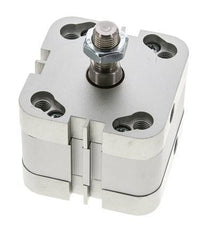 ISO 21287 Compacte Dubbelwerkende Cilinder 50-10mm - Magnetisch - Mannelijke Stang