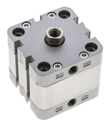 ISO 21287 Compacte Dubbelwerkende Cilinder 50-15mm - Magnetisch