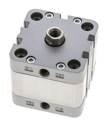 ISO 21287 Compacte Dubbelwerkende Cilinder 50-15mm - Magnetisch