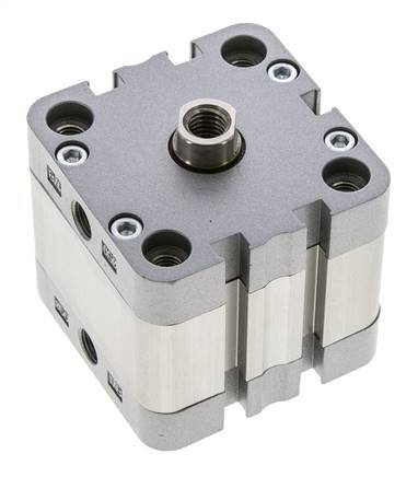 ISO 21287 Compacte Dubbelwerkende Cilinder 50-15mm - Magnetisch