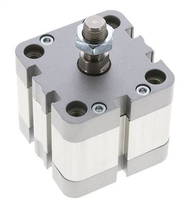 ISO 21287 Compacte Dubbelwerkende Cilinder 50-15mm - Magnetisch - Mannelijke Stang